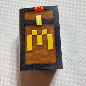 New Fry Helmet McDonald’s Adult Happy Meal Minecraft Toy 2025 ￼